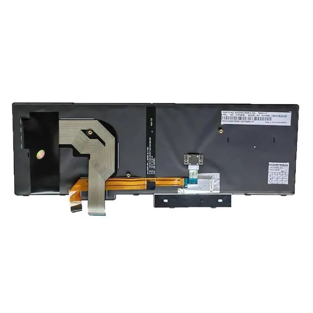 Alt view image 3 of 3 - Laptop Replacement US Layout Keyboard for Lenovo ThinkPad T570 T580 P51s P52s 01HX287 208 01ER611 with Frame,TrackPoint,Backlit Black
