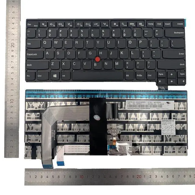 Alt view image 2 of 7 - Laptop Replacement US Layout with Pointer Keyboard for Thinkpad T460s T470s S2 01EN682 01EN723 FRU00PA547 00PA465 00PA474 00PA464 00PA544
