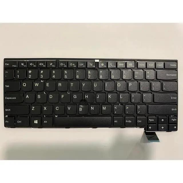 Alt view image 3 of 7 - Laptop Replacement US Keyboard for Lenovo ThinkPad T460s T460p T470s T470p 00PA522 00PA440 01EN752 with Frame,No TrackPoint,No Backlit