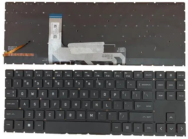 Main image of US Layout Backlit Keyboard for HP OMEN 15 (Keyboard x 1, USB Connectivity, Compatible with TPN-Q238, TPN-Q236, TPN-Q265, TPN-Q267, etc.)