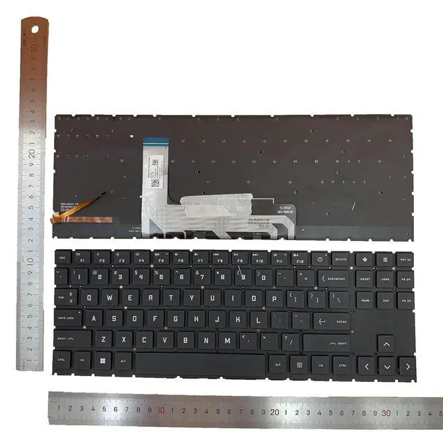 Alt view image 2 of 7 - US Layout Backlit Keyboard for HP OMEN 15 (Keyboard x 1, USB Connectivity, Compatible with TPN-Q238, TPN-Q236, TPN-Q265, TPN-Q267, etc.)