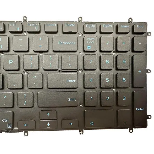 Alt view image 2 of 7 - Laptop Replacement Keyboard for DELL G3 3579 3779 3590,G5 5500 5587 5590, G5 SE 5505,G7 7588 7590 7790 0M6JTP US Layout Backlight Blue