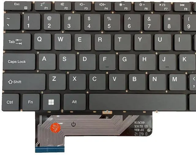 Alt view image 2 of 7 - Laptop Replacement US Layout Keyboard for Gateway 15 GWTN156-1 GWTN156-1BK GWTN156 15.6" GWTN156-4 GWTN156-5 GWTN156-5BL GWTN156-7 GWTN156-9 GWTN156-12 12GR N15CS9 MB3661028 Grey