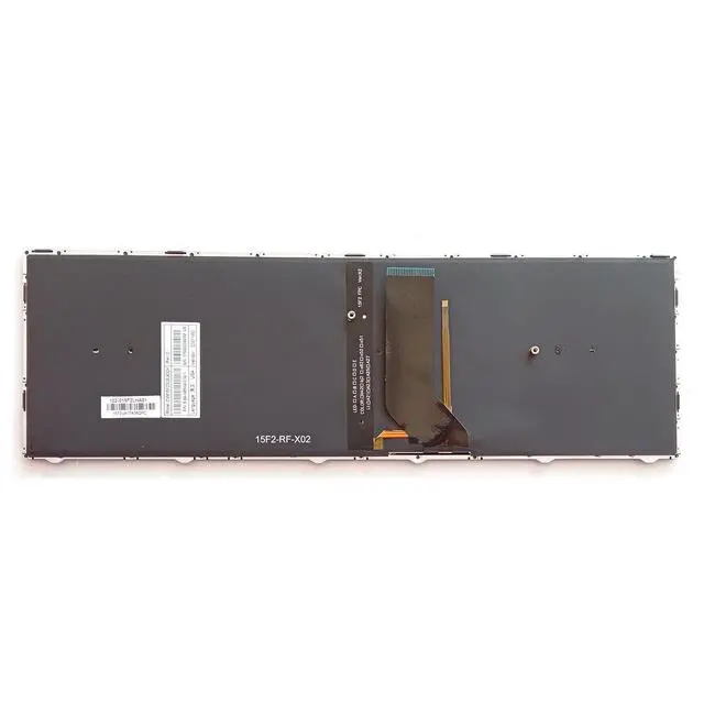 Alt view image 3 of 3 - Laptop Replacement US Layout with Backlit Keyboard for CLEVO N250 N750 CVM15F23USJ4308 6-80-N7500-011-1 United States US Black Frame with White Backlit