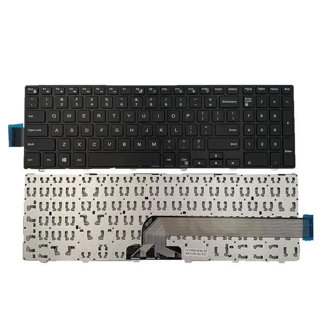 Alt view image 2 of 7 - Laptop Replacement US Layout Keyboard for Dell Inspiron 15 3000 Series 3541 3542 3543 3552 3553 3558 3559,15 5000 Series 5542 5543 5545 5547 5548 5552 5557 5558 5559, 17 5000 Series 5748 5749 5755