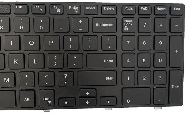 Alt view image 6 of 7 - Laptop Replacement US Layout Keyboard for Dell Inspiron 15 3000 Series 3541 3542 3543 3552 3553 3558 3559,15 5000 Series 5542 5543 5545 5547 5548 5552 5557 5558 5559, 17 5000 Series 5748 5749 5755