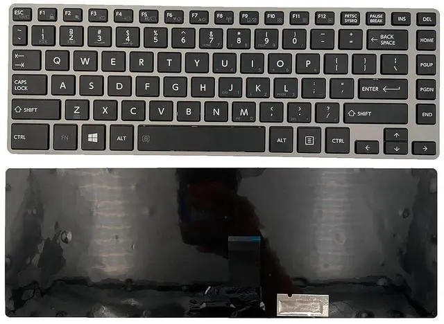 Main image of Laptop Replacement US Layout Keyboard for Toshiba Tecra Z40-A Z40-AK Z40T-A Z40-AB R30-AK R30-A Z40-B Without Pointing Without Backlight, Black