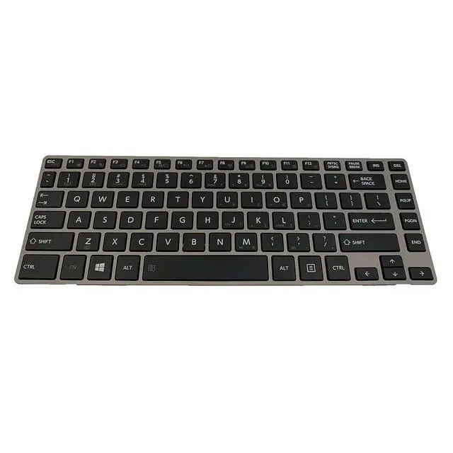 Alt view image 3 of 7 - Laptop Replacement US Layout Keyboard for Toshiba Tecra Z40-A Z40-AK Z40T-A Z40-AB R30-AK R30-A Z40-B Without Pointing Without Backlight, Black