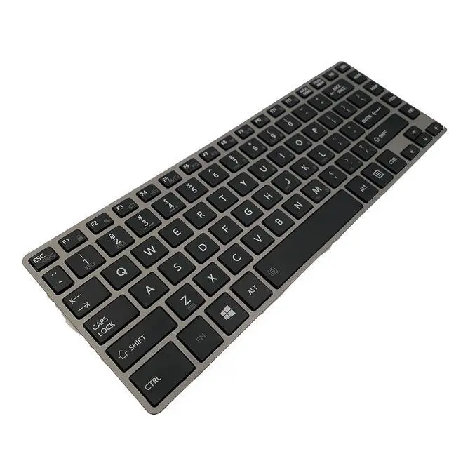 Alt view image 4 of 7 - Laptop Replacement US Layout Keyboard for Toshiba Tecra Z40-A Z40-AK Z40T-A Z40-AB R30-AK R30-A Z40-B Without Pointing Without Backlight, Black