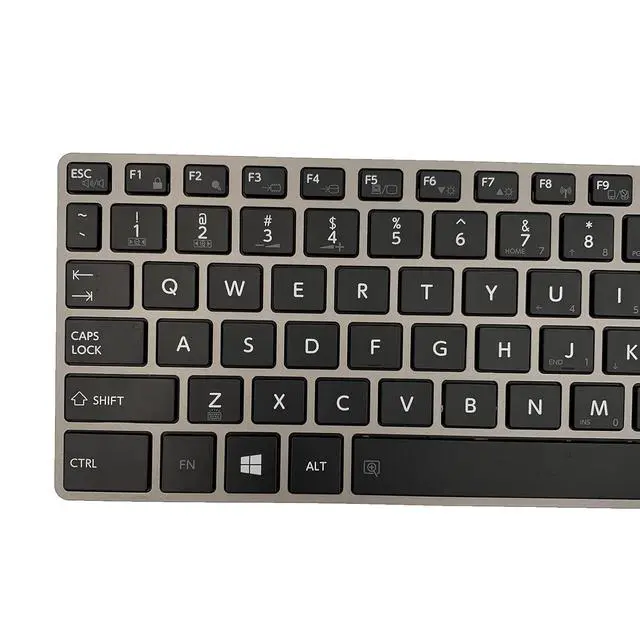 Alt view image 6 of 7 - Laptop Replacement US Layout Keyboard for Toshiba Tecra Z40-A Z40-AK Z40T-A Z40-AB R30-AK R30-A Z40-B Without Pointing Without Backlight, Black