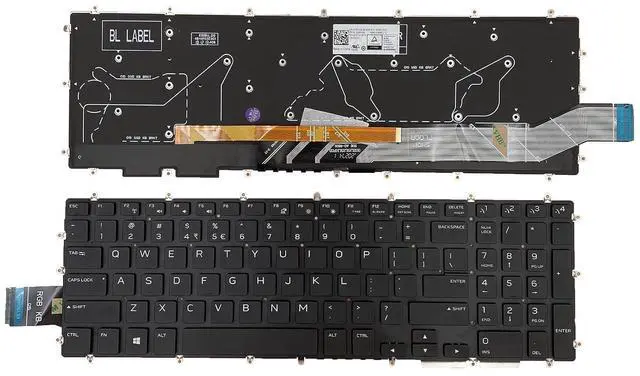 Main image of Laptop Replacement US Layout Colorful Backlight Keyboard for Dell Alienware M15 R1 M17 R1 2019 3D7NN 03D7NN P79F P79F001