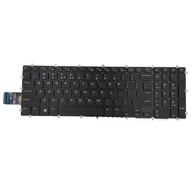 Alt view image 5 of 7 - Laptop Replacement US Layout Colorful Backlight Keyboard for Dell Alienware M15 R1 M17 R1 2019 3D7NN 03D7NN P79F P79F001