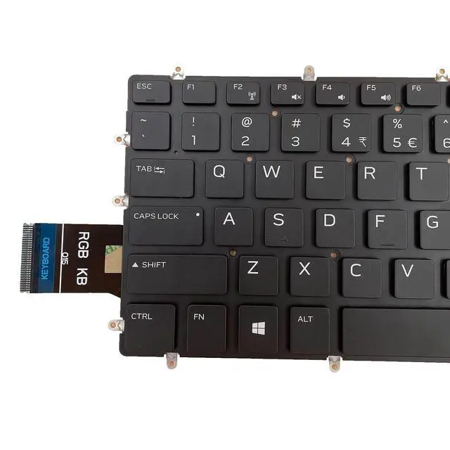 Alt view image 7 of 7 - Laptop Replacement US Layout Colorful Backlight Keyboard for Dell Alienware M15 R1 M17 R1 2019 3D7NN 03D7NN P79F P79F001