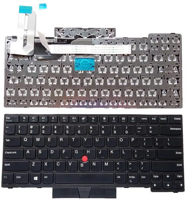 Main image of Laptop Replacement US Keyboard for Lenovo ThinkPad L380 L480 L490 E480 E485 E490 T480S T495 T490 P43s 01YP548 L390 No Backlit
