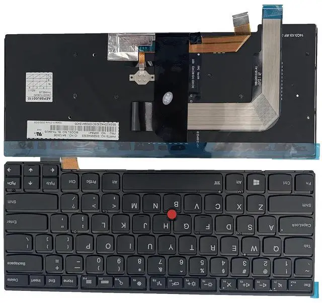 Main image of Laptop Replacement US Layout with Backlit Keyboard for Lenovo ThinkPad T460s T470s 00PA452 00PA534 01YT142 01EN682 01EN723 00PA564 01EN723 00PA440 00PA522 01YT129 01YR075