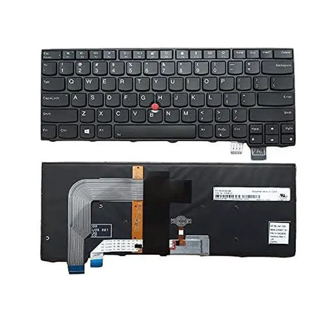 Alt view image 2 of 7 - Laptop Replacement US Layout Keyboard for Lenovo ThinkPad T460s T470s (Not Fit T460 T460p T470 T470p) 00PA452 00PA482 SN20H42364 Backlit