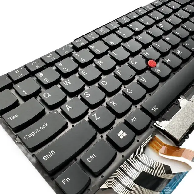 Alt view image 4 of 7 - Laptop Replacement US Layout with Backlit Keyboard for Lenovo ThinkPad X1 Carbon Gen 7th 2019 X1 Carbon Gen 8th 2020 Type 20QD 20QE 20R1 20R2 X1 Yoga Gen 4 2019 & X1 Yoga Gen 5 2020 CS19BL-84US