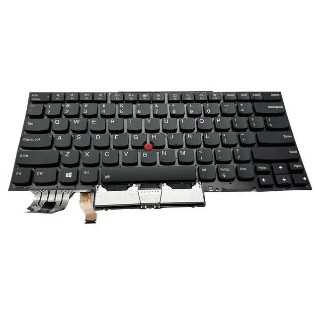 Alt view image 2 of 7 - Laptop Replacement US Layout with Backlit Keyboard for Lenovo ThinkPad X1 Carbon Gen 7th 2019 X1 Carbon Gen 8th 2020 Type 20QD 20QE 20R1 20R2 X1 Yoga Gen 4 2019 & X1 Yoga Gen 5 2020 CS19BL-84US