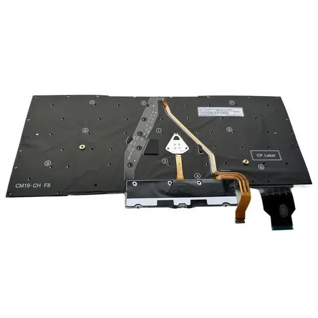 Alt view image 3 of 7 - Laptop Replacement US Layout with Backlit Keyboard for Lenovo ThinkPad X1 Carbon Gen 7th 2019 X1 Carbon Gen 8th 2020 Type 20QD 20QE 20R1 20R2 X1 Yoga Gen 4 2019 & X1 Yoga Gen 5 2020 CS19BL-84US