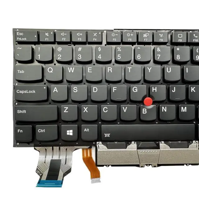 Alt view image 5 of 7 - Laptop Replacement US Layout with Backlit Keyboard for Lenovo ThinkPad X1 Carbon Gen 7th 2019 X1 Carbon Gen 8th 2020 Type 20QD 20QE 20R1 20R2 X1 Yoga Gen 4 2019 & X1 Yoga Gen 5 2020 CS19BL-84US