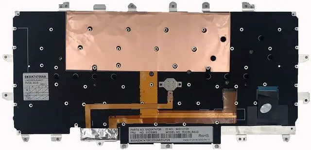 Alt view image 4 of 4 - New Keyboard for Lenovo Thinkpad X1C X1 Carbon 4th Gen 2016 SN20K74706 Backlit