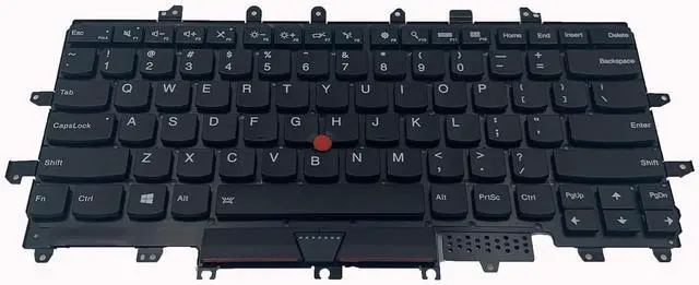 Alt view image 3 of 4 - New Keyboard for Lenovo Thinkpad X1C X1 Carbon 4th Gen 2016 SN20K74706 Backlit