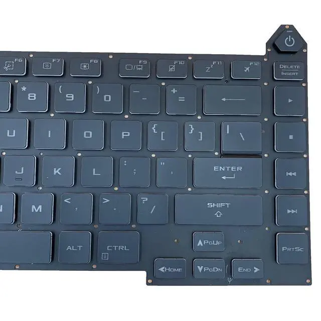 Alt view image 6 of 7 - Laptop Replacement US Layout Backlit Keyboard for Asus Rog Strix G15 G513 G513Q G513QM G513QY G513RC G513RM G513RW G513QR G513QE G513IM G513IE G513IC 0KBR0-4810US00
