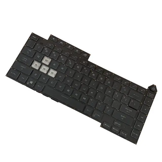 Alt view image 7 of 7 - Laptop Replacement US Layout Backlit Keyboard for Asus Rog Strix G15 G513 G513Q G513QM G513QY G513RC G513RM G513RW G513QR G513QE G513IM G513IE G513IC 0KBR0-4810US00