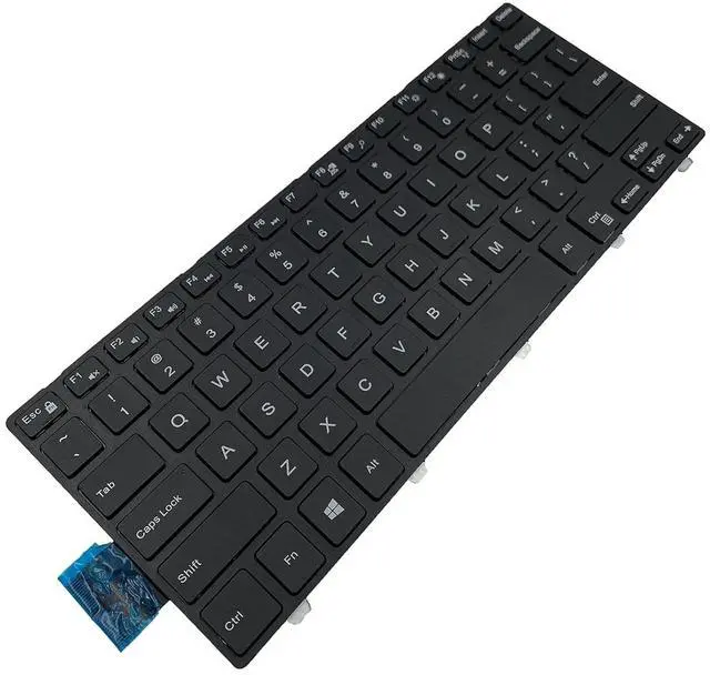 Alt view image 4 of 7 - Laptop Replacement Keyboard for Dell Inspiron 3442 Series 14-5000 14-5447 14-3000 3443 3451 3452 3458 3446 3448 N5447 N3442 14CR 14MR 050x15 SN8233 US Layout No Backlight US Layout Black