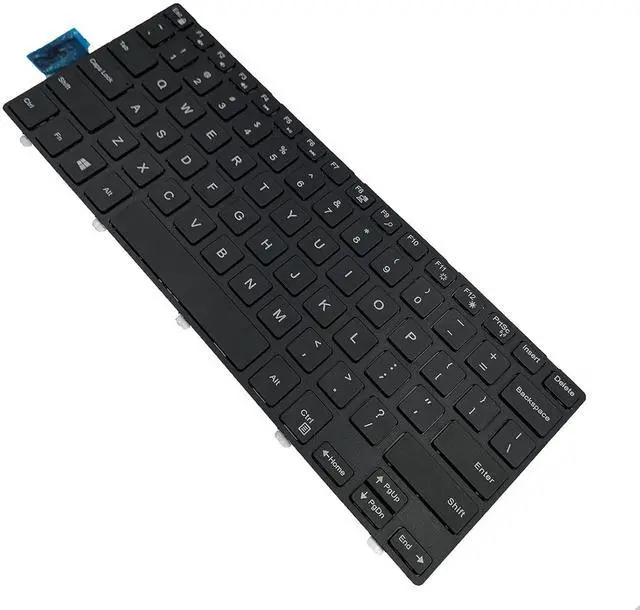 Alt view image 5 of 7 - Laptop Replacement Keyboard for Dell Inspiron 3442 Series 14-5000 14-5447 14-3000 3443 3451 3452 3458 3446 3448 N5447 N3442 14CR 14MR 050x15 SN8233 US Layout No Backlight US Layout Black