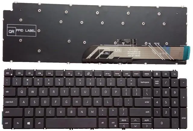 Main image of Laptop Replacement US Layout with Backlight Keyboard for Dell inspiron 15 3501 3502 3505 5501 5502 5508 5584 5590 5593 5594 5598, inspiron 15 7500 7501 7590 7591, Latitude 3510 Series