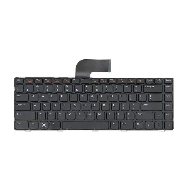 Alt view image 2 of 4 - Laptop Replacement Keyboard for Dell Inspiron 14R N4110 N4120 M4110 N4050 N5040 N5050 M5040 M5050, VOSTRO 1440 1445 1450 1550 2420 2520 3350 3450 3460 3550 3555 3560 Black US Layout