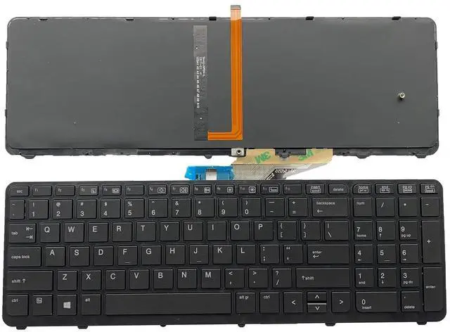 Main image of Laptop Replacement US Layout No Pointing with Backlight Keyboard for HP ZBOOK 15 G1 ZBOOK 15 G2 ZBOOK 17 G1 ZBOOK 17 G2 Series PK130TK1A00 SK7123BL MP-12P23USJ698W PK130TK2A00 733688-001