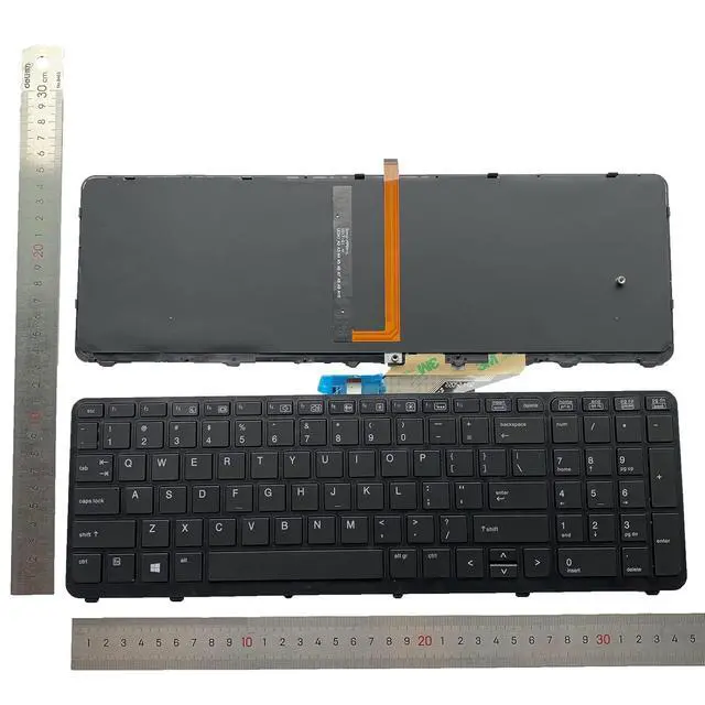 Alt view image 2 of 7 - Laptop Replacement US Layout No Pointing with Backlight Keyboard for HP ZBOOK 15 G1 ZBOOK 15 G2 ZBOOK 17 G1 ZBOOK 17 G2 Series PK130TK1A00 SK7123BL MP-12P23USJ698W PK130TK2A00 733688-001