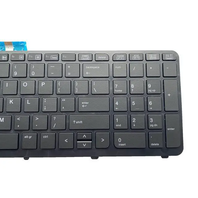 Alt view image 6 of 7 - Laptop Replacement US Layout No Pointing with Backlight Keyboard for HP ZBOOK 15 G1 ZBOOK 15 G2 ZBOOK 17 G1 ZBOOK 17 G2 Series PK130TK1A00 SK7123BL MP-12P23USJ698W PK130TK2A00 733688-001