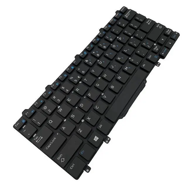 Alt view image 4 of 7 - Laptop Replacement US Layout with Backlit Keyboard for DELL Latitude E7250 E5250 E5270 5250 7250 Black