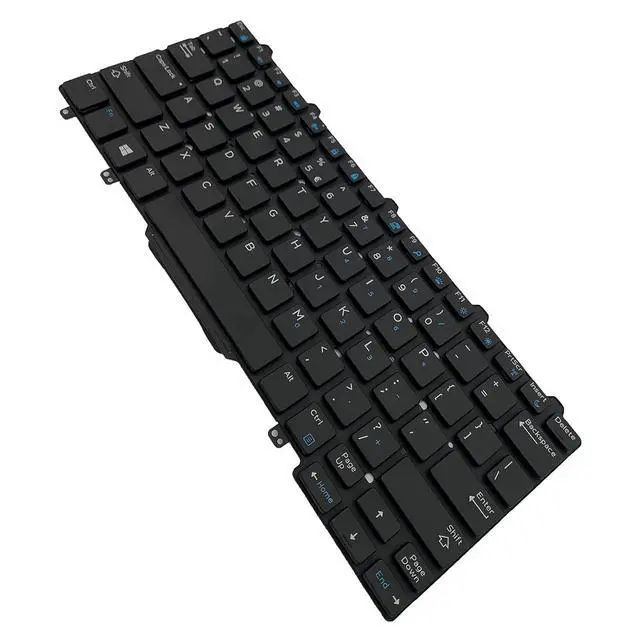 Alt view image 5 of 7 - Laptop Replacement US Layout with Backlit Keyboard for DELL Latitude E7250 E5250 E5270 5250 7250 Black
