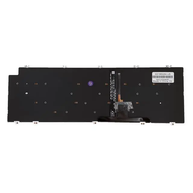 Alt view image 3 of 7 - Laptop Replacement US Layout with Backlit Keyboard for Dell Latitude 5520 5521 Precision 3560 3561 NSK-QZABW 0N7N16 N7N16