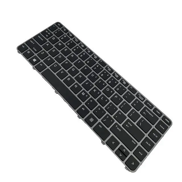Alt view image 5 of 7 - Laptop Replacement US Layout with Backlit Keyboard for HP Elitebook Folio 1040 G3 Silver Frame