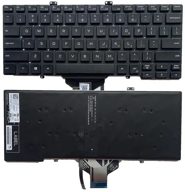 Main image of Replacement Laptop Keyboard Backlight for Dell Latitude 5400 5410 5401 P98G 7400 E7400 7410 00K1C8 V141025AR1