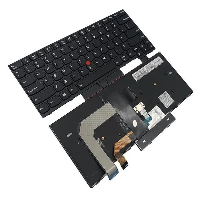 Alt view image 5 of 7 - Laptop Replacement US Layout with Backlit Keyboard for Lenovo IBM Thinkpad T470 T480 A475 A485 01HX459 01AX487 01HX499 01HX419 01AX528