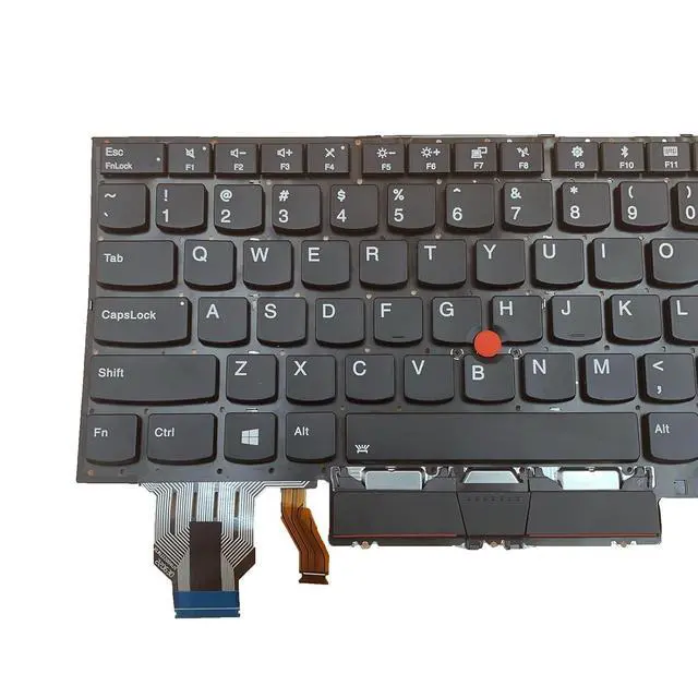 Alt view image 5 of 7 - Laptop Replacement US Layout with Pointing with Backlight Keyboard for Lenovo Thinkpad X1 Carbon 7th Gen 2019 X1C 2020 20QD 20QE 20R1 20R2 8TH 20U9 20UA SN20R55563 CS19BL 84US