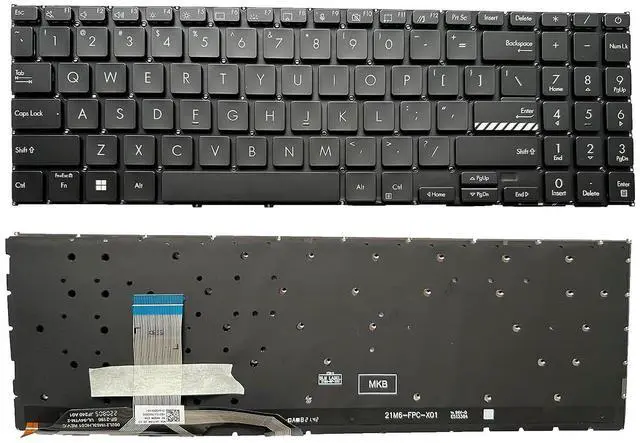 Main image of Laptop Replacement US Layout Keyboard for Asus Vivobook 15 X1502 X1502ZA X1502Z X1502VA B1502 B1502CBA M1603Q M1503Q M1502 M1502Z for Pro16 X1605V X1603Z