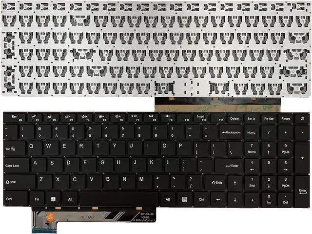 Main image of Laptop Replacement US Layout Keyboard for Gateway GWNR71517-BK GWNR71517 GWNR71517-BL YXT-91-55 SCDY-350-1-11 N15CS9 X317H No TrackPoint,No Backlit