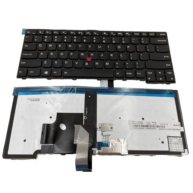 Alt view image 3 of 7 - Laptop Replacement US Layout with Pointing with Backlight Keyboard for Lenovo Thinkpad T431 T431S E431 T440 T440P T440S E440 L440 T450 T450S T460 L450 T440E 04W2250 04W3025 MP-12M13US-4442W