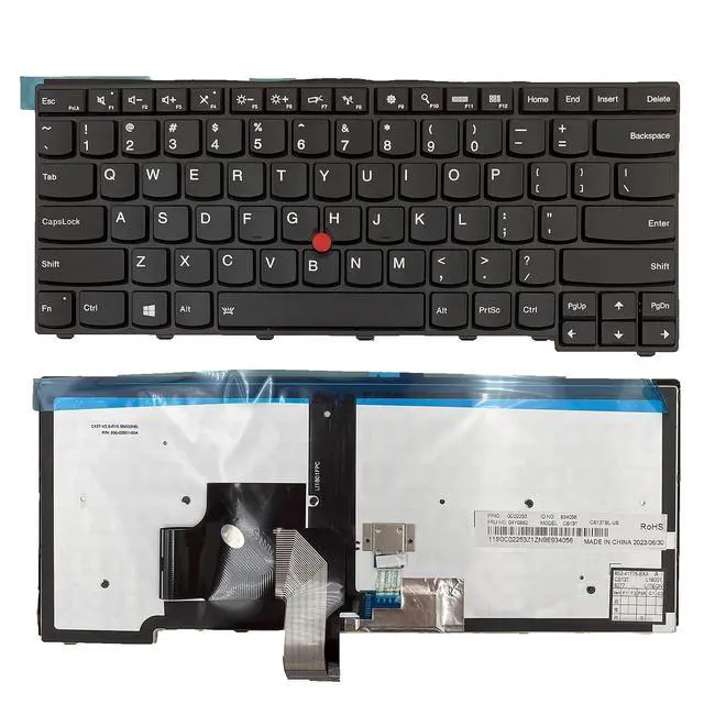 Alt view image 2 of 7 - Laptop Replacement US Layout with Pointing with Backlight Keyboard for Lenovo Thinkpad T431 T431S E431 T440 T440P T440S E440 L440 T450 T450S T460 L450 T440E 04W2250 04W3025 MP-12M13US-4442W