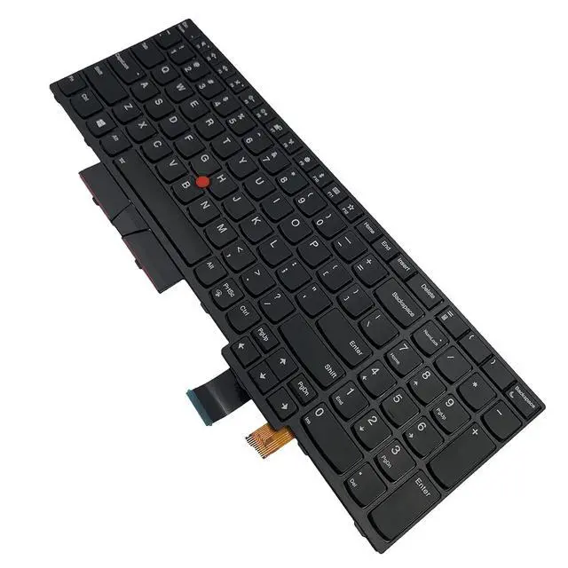 Alt view image 7 of 7 - Laptop Replacement US Backlit Keyboard for Lenovo ThinkPad T570 T580 P51s P52s (Isn't for P51 P52) Black 01HX287 208 01ER611 SN20H34910 SN20H34951