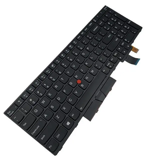 Alt view image 6 of 7 - Laptop Replacement US Backlit Keyboard for Lenovo ThinkPad T570 T580 P51s P52s (Isn't for P51 P52) Black 01HX287 208 01ER611 SN20H34910 SN20H34951