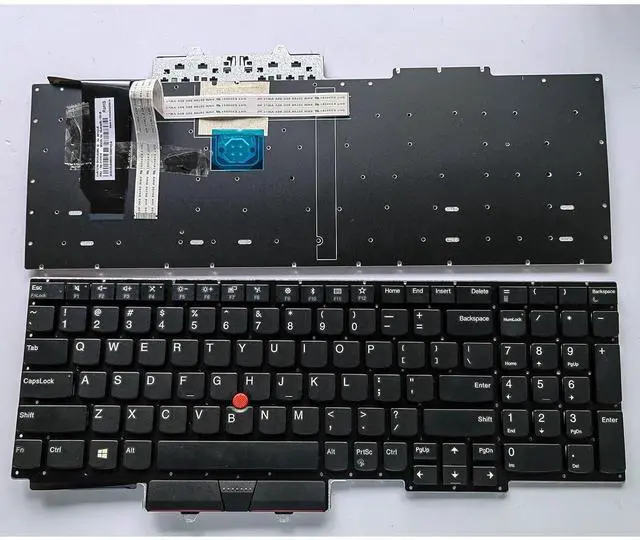 Main image of Laptop Replacement US Layout Keyboard for Lenovo Thinkpad E15 Gen 3 20YG 20YH 20YJ 20YK E5-511 E5-511G E5-571 E5-571G ES1-531 ES1-731 Without Frame,TrackPoint,No Backlit Black