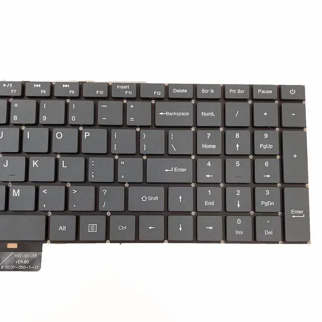 Alt view image 7 of 7 - Laptop Replacement US Layout Keyboard for Gateway GWNR71517 GWNR71517-BL GWNR71517-BK N15CS9 X317H US